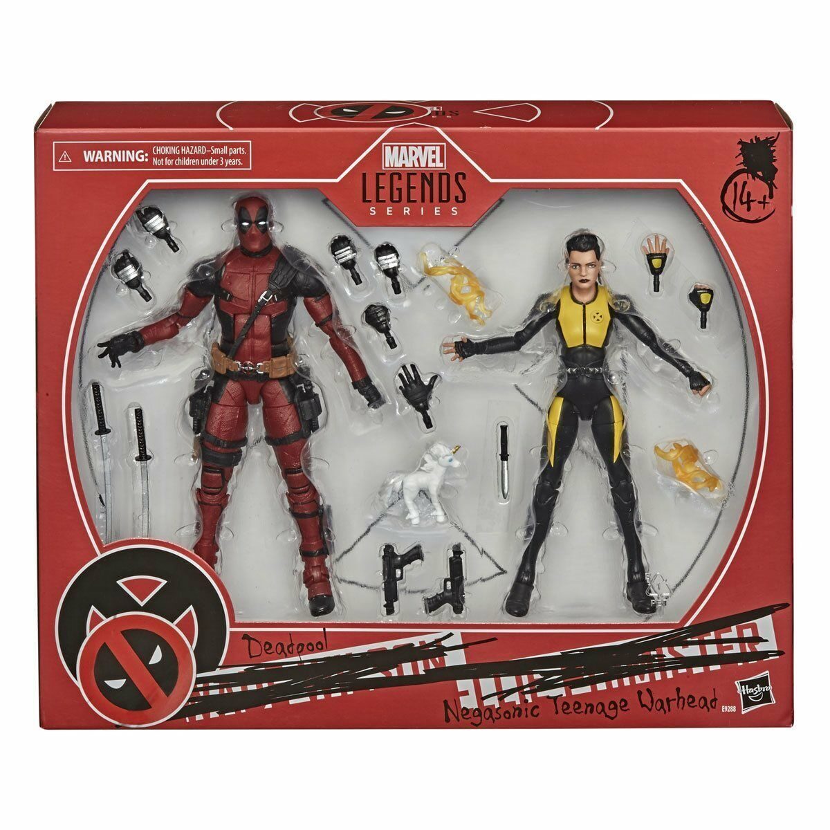 Игровой набор Дэдпул и Сверхзвуковая Боеголовка (Deadpool and Negasonic) -  Marvel Legends, Hasbro - купить в Москве с доставкой по России