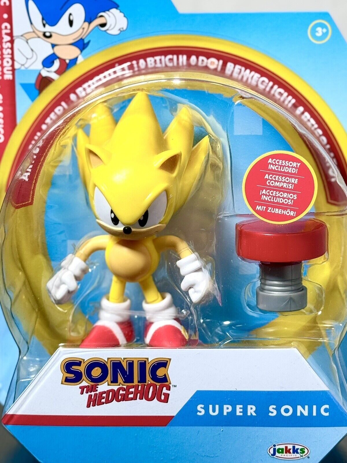 Активная Фигурка еж Супер Соник с аксессуаром - Sonic The Hedgehog, Jakks  Pacific - купить в Москве с доставкой по России