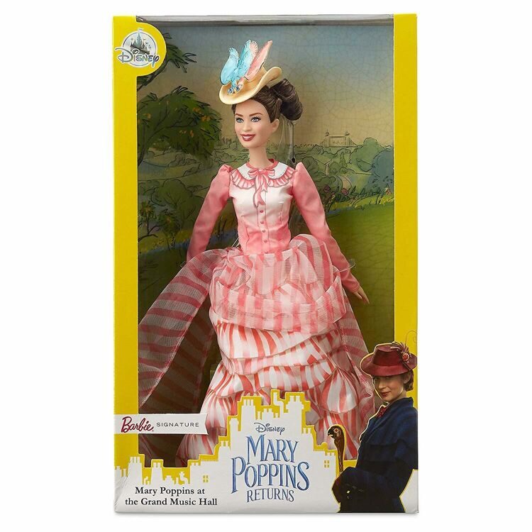 Кукла Дисней коллекционная Мэри Поппинс (Mary Poppins) - Barbie Signature, Mattel