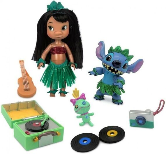 Игровой набор Кукла малышка Лило и Стич в чемоданчике с игрушками - Lilo & Stitch, Disney Animators' Collection Игровой набор Кукла малышка Лило и Стич в чемоданчике с игрушками - Lilo & Stitch, Disney Animators' Collection