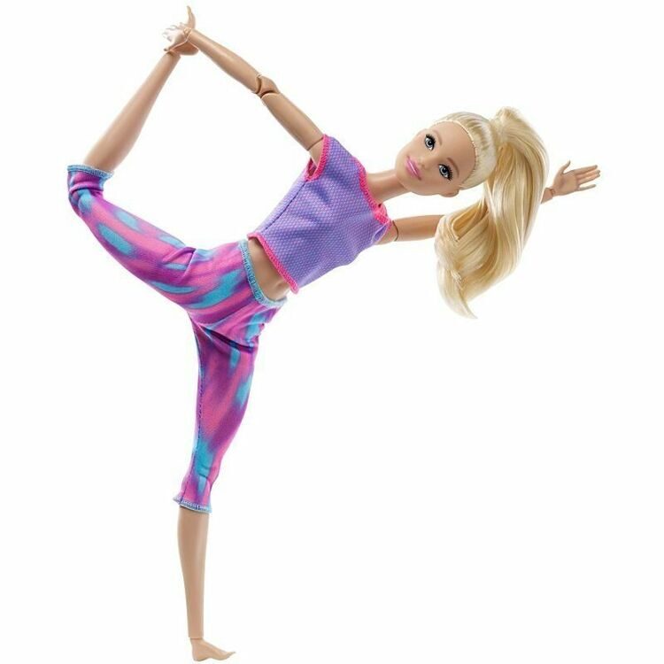 Кукла Барби Йога блондинка - Безграничные Движения, Mattel